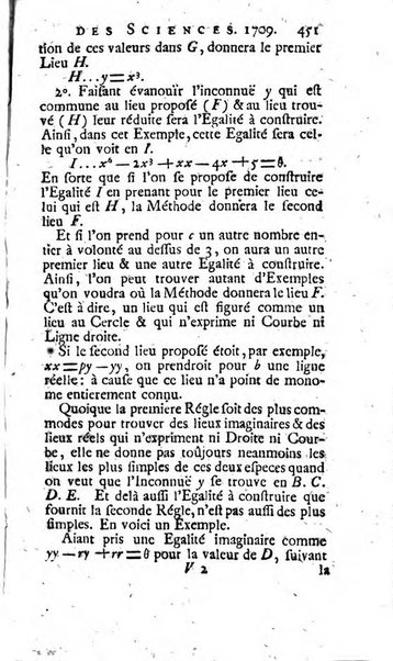 Histoire de l'Académie royale des sciences avec les Mémoires de mathematique & de physique, pour la même année, tires des registres de cette Académie.