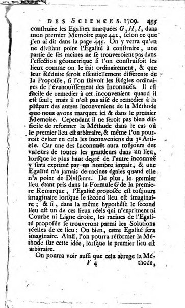 Histoire de l'Académie royale des sciences avec les Mémoires de mathematique & de physique, pour la même année, tires des registres de cette Académie.