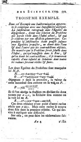 Histoire de l'Académie royale des sciences avec les Mémoires de mathematique & de physique, pour la même année, tires des registres de cette Académie.