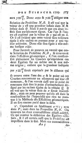 Histoire de l'Académie royale des sciences avec les Mémoires de mathematique & de physique, pour la même année, tires des registres de cette Académie.