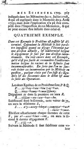 Histoire de l'Académie royale des sciences avec les Mémoires de mathematique & de physique, pour la même année, tires des registres de cette Académie.