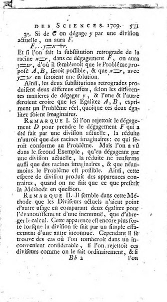 Histoire de l'Académie royale des sciences avec les Mémoires de mathematique & de physique, pour la même année, tires des registres de cette Académie.