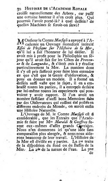 Histoire de l'Académie royale des sciences avec les Mémoires de mathematique & de physique, pour la même année, tires des registres de cette Académie.