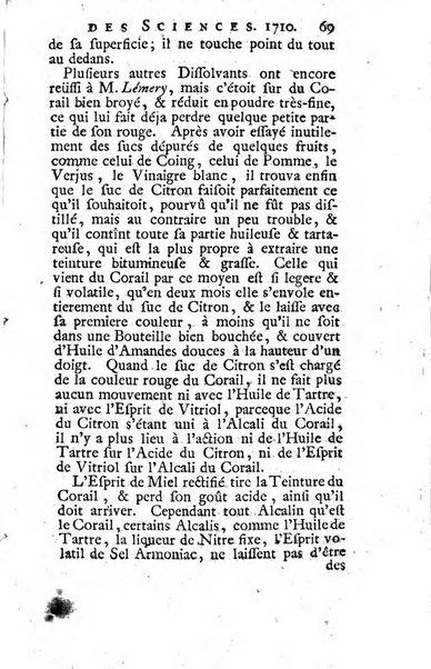 Histoire de l'Académie royale des sciences avec les Mémoires de mathematique & de physique, pour la même année, tires des registres de cette Académie.