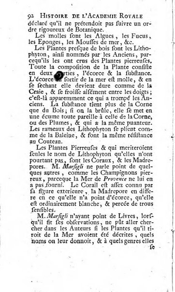 Histoire de l'Académie royale des sciences avec les Mémoires de mathematique & de physique, pour la même année, tires des registres de cette Académie.