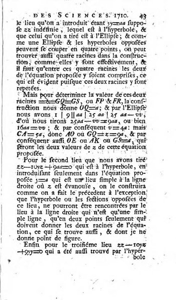 Histoire de l'Académie royale des sciences avec les Mémoires de mathematique & de physique, pour la même année, tires des registres de cette Académie.