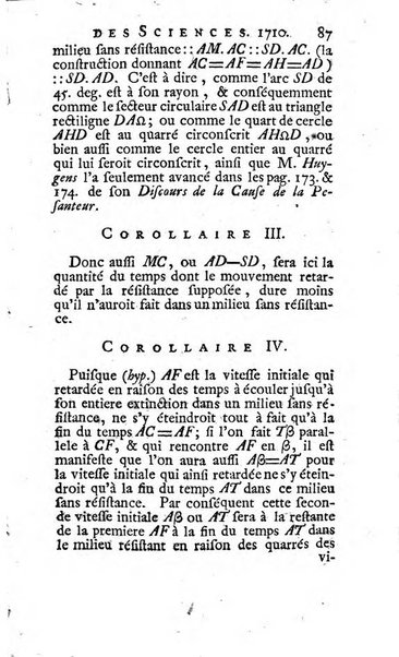 Histoire de l'Académie royale des sciences avec les Mémoires de mathematique & de physique, pour la même année, tires des registres de cette Académie.