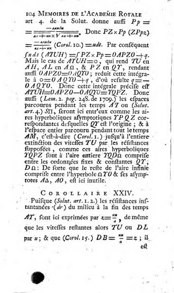 Histoire de l'Académie royale des sciences avec les Mémoires de mathematique & de physique, pour la même année, tires des registres de cette Académie.