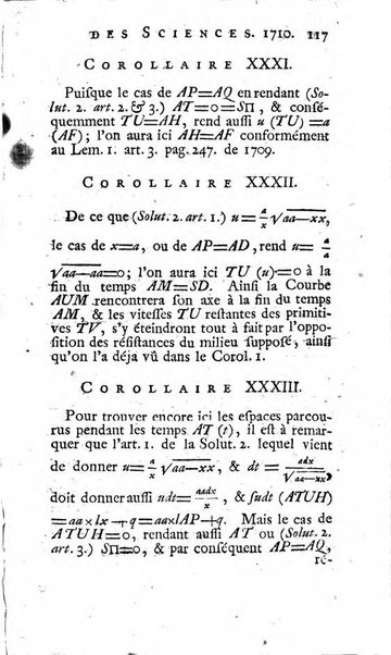 Histoire de l'Académie royale des sciences avec les Mémoires de mathematique & de physique, pour la même année, tires des registres de cette Académie.