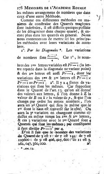 Histoire de l'Académie royale des sciences avec les Mémoires de mathematique & de physique, pour la même année, tires des registres de cette Académie.