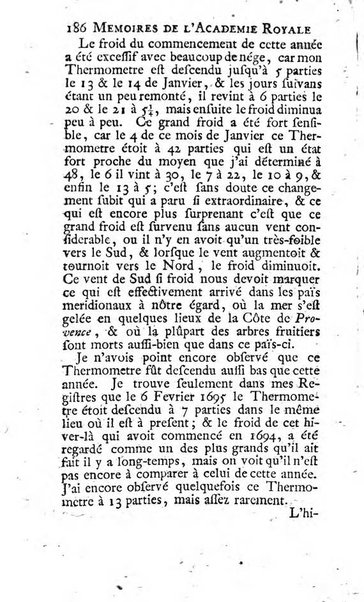 Histoire de l'Académie royale des sciences avec les Mémoires de mathematique & de physique, pour la même année, tires des registres de cette Académie.