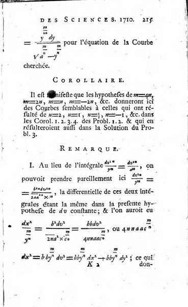 Histoire de l'Académie royale des sciences avec les Mémoires de mathematique & de physique, pour la même année, tires des registres de cette Académie.