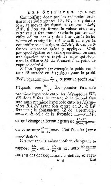 Histoire de l'Académie royale des sciences avec les Mémoires de mathematique & de physique, pour la même année, tires des registres de cette Académie.