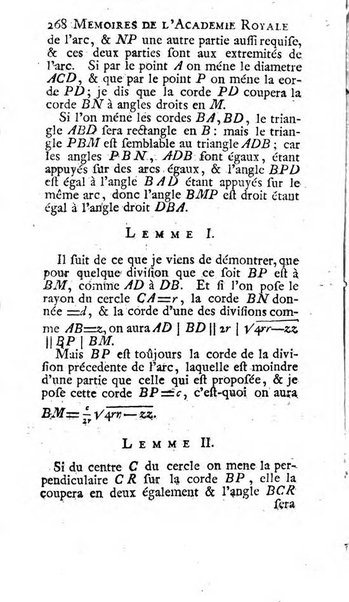 Histoire de l'Académie royale des sciences avec les Mémoires de mathematique & de physique, pour la même année, tires des registres de cette Académie.