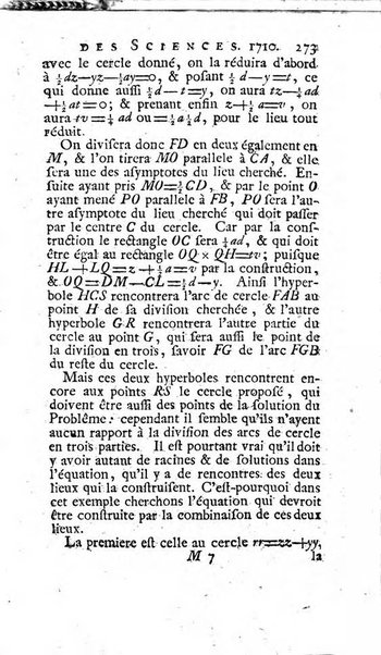 Histoire de l'Académie royale des sciences avec les Mémoires de mathematique & de physique, pour la même année, tires des registres de cette Académie.