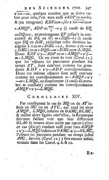 Histoire de l'Académie royale des sciences avec les Mémoires de mathematique & de physique, pour la même année, tires des registres de cette Académie.