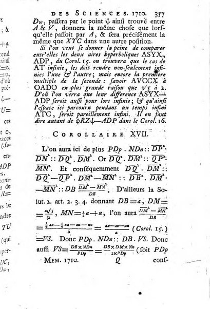 Histoire de l'Académie royale des sciences avec les Mémoires de mathematique & de physique, pour la même année, tires des registres de cette Académie.