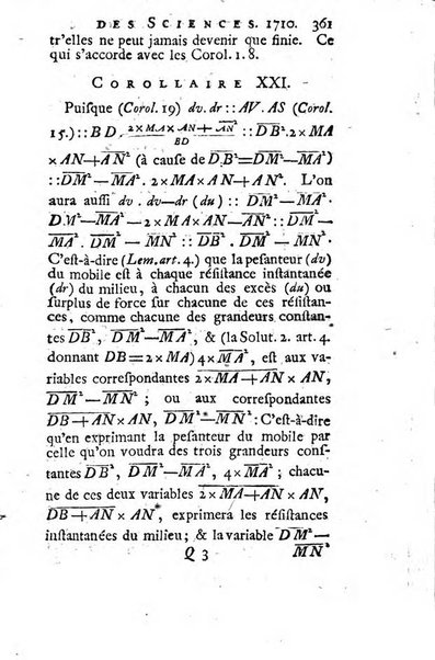 Histoire de l'Académie royale des sciences avec les Mémoires de mathematique & de physique, pour la même année, tires des registres de cette Académie.