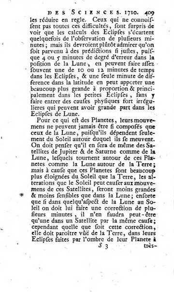 Histoire de l'Académie royale des sciences avec les Mémoires de mathematique & de physique, pour la même année, tires des registres de cette Académie.