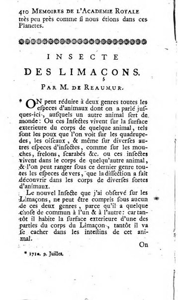 Histoire de l'Académie royale des sciences avec les Mémoires de mathematique & de physique, pour la même année, tires des registres de cette Académie.