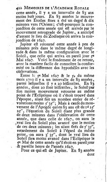 Histoire de l'Académie royale des sciences avec les Mémoires de mathematique & de physique, pour la même année, tires des registres de cette Académie.