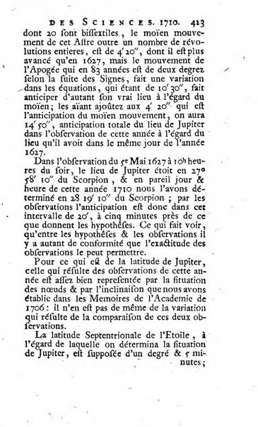 Histoire de l'Académie royale des sciences avec les Mémoires de mathematique & de physique, pour la même année, tires des registres de cette Académie.