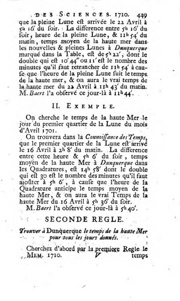 Histoire de l'Académie royale des sciences avec les Mémoires de mathematique & de physique, pour la même année, tires des registres de cette Académie.