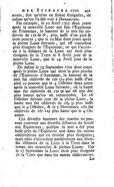 Histoire de l'Académie royale des sciences avec les Mémoires de mathematique & de physique, pour la même année, tires des registres de cette Académie.