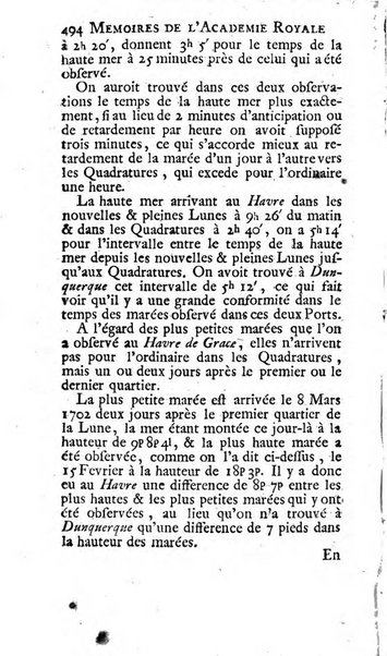 Histoire de l'Académie royale des sciences avec les Mémoires de mathematique & de physique, pour la même année, tires des registres de cette Académie.