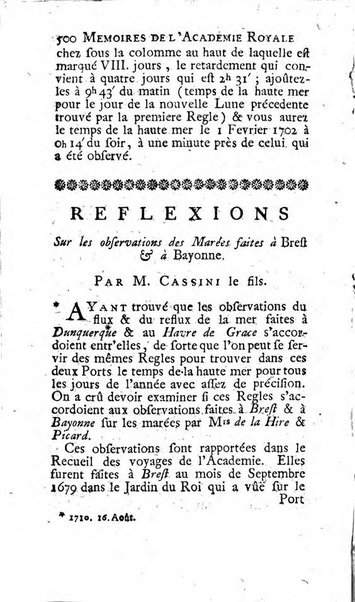 Histoire de l'Académie royale des sciences avec les Mémoires de mathematique & de physique, pour la même année, tires des registres de cette Académie.