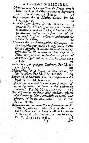 Histoire de l'Académie royale des sciences avec les Mémoires de mathematique & de physique, pour la même année, tires des registres de cette Académie.