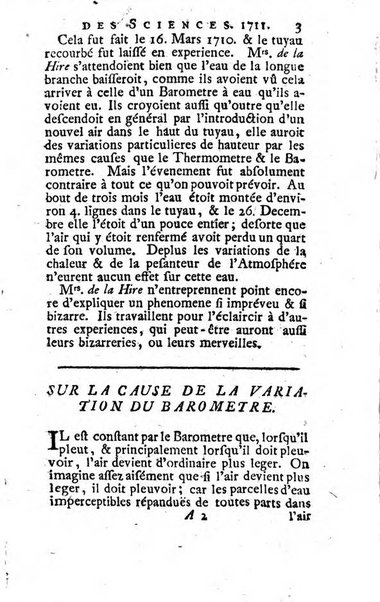 Histoire de l'Académie royale des sciences avec les Mémoires de mathematique & de physique, pour la même année, tires des registres de cette Académie.