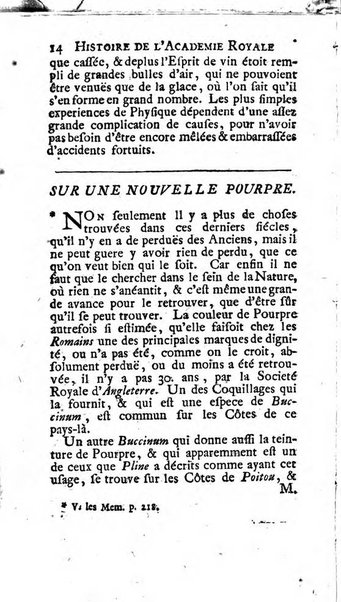 Histoire de l'Académie royale des sciences avec les Mémoires de mathematique & de physique, pour la même année, tires des registres de cette Académie.