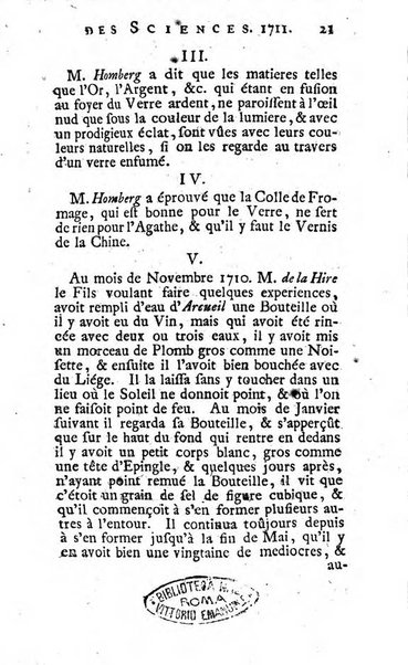 Histoire de l'Académie royale des sciences avec les Mémoires de mathematique & de physique, pour la même année, tires des registres de cette Académie.