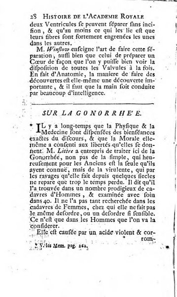 Histoire de l'Académie royale des sciences avec les Mémoires de mathematique & de physique, pour la même année, tires des registres de cette Académie.