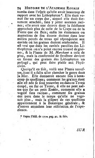 Histoire de l'Académie royale des sciences avec les Mémoires de mathematique & de physique, pour la même année, tires des registres de cette Académie.