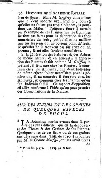 Histoire de l'Académie royale des sciences avec les Mémoires de mathematique & de physique, pour la même année, tires des registres de cette Académie.