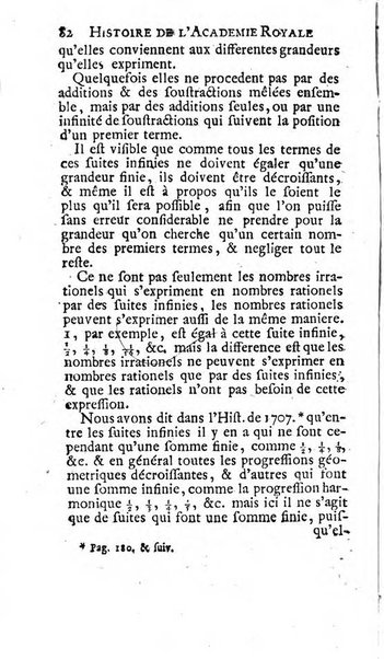 Histoire de l'Académie royale des sciences avec les Mémoires de mathematique & de physique, pour la même année, tires des registres de cette Académie.