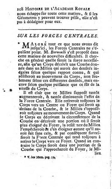 Histoire de l'Académie royale des sciences avec les Mémoires de mathematique & de physique, pour la même année, tires des registres de cette Académie.