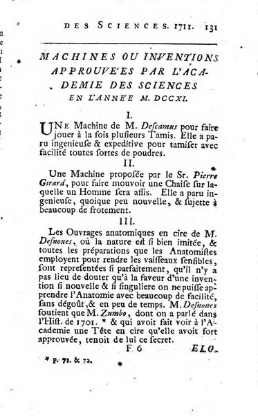 Histoire de l'Académie royale des sciences avec les Mémoires de mathematique & de physique, pour la même année, tires des registres de cette Académie.