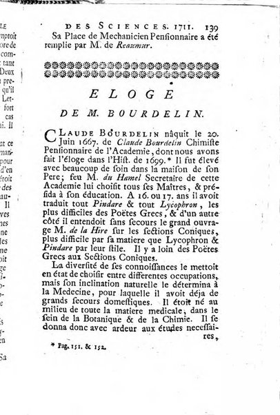 Histoire de l'Académie royale des sciences avec les Mémoires de mathematique & de physique, pour la même année, tires des registres de cette Académie.