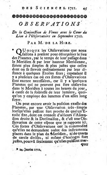 Histoire de l'Académie royale des sciences avec les Mémoires de mathematique & de physique, pour la même année, tires des registres de cette Académie.