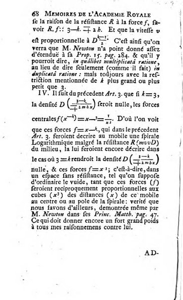 Histoire de l'Académie royale des sciences avec les Mémoires de mathematique & de physique, pour la même année, tires des registres de cette Académie.