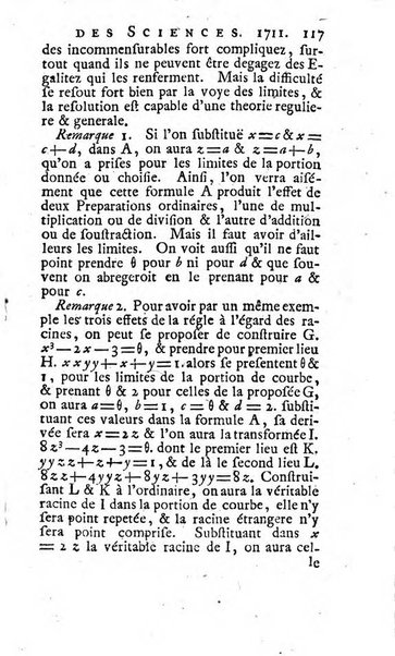 Histoire de l'Académie royale des sciences avec les Mémoires de mathematique & de physique, pour la même année, tires des registres de cette Académie.