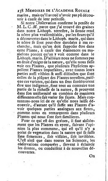 Histoire de l'Académie royale des sciences avec les Mémoires de mathematique & de physique, pour la même année, tires des registres de cette Académie.