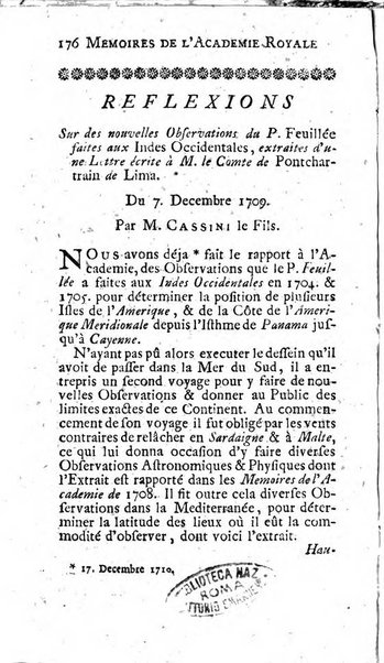 Histoire de l'Académie royale des sciences avec les Mémoires de mathematique & de physique, pour la même année, tires des registres de cette Académie.