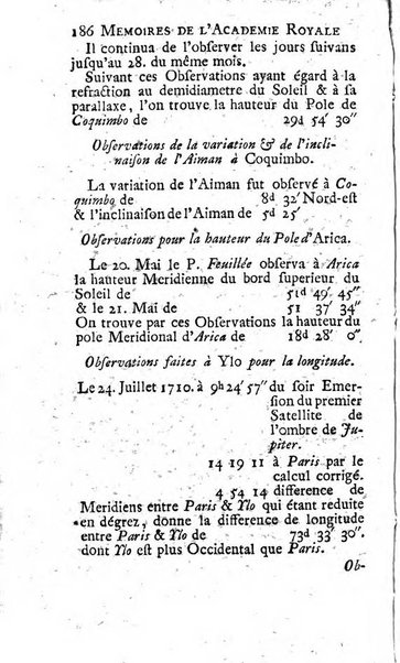 Histoire de l'Académie royale des sciences avec les Mémoires de mathematique & de physique, pour la même année, tires des registres de cette Académie.