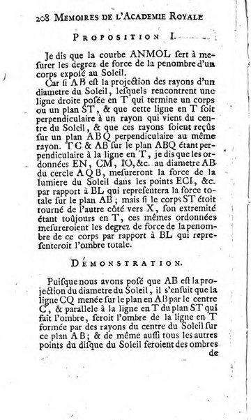 Histoire de l'Académie royale des sciences avec les Mémoires de mathematique & de physique, pour la même année, tires des registres de cette Académie.