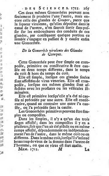 Histoire de l'Académie royale des sciences avec les Mémoires de mathematique & de physique, pour la même année, tires des registres de cette Académie.