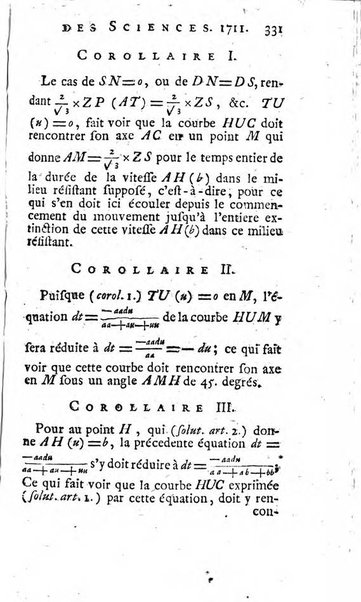 Histoire de l'Académie royale des sciences avec les Mémoires de mathematique & de physique, pour la même année, tires des registres de cette Académie.